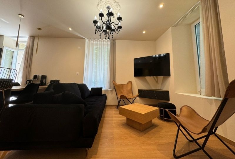 Salon (1) de la Gentiane à la Villa Belle Fleur dans le Queyras